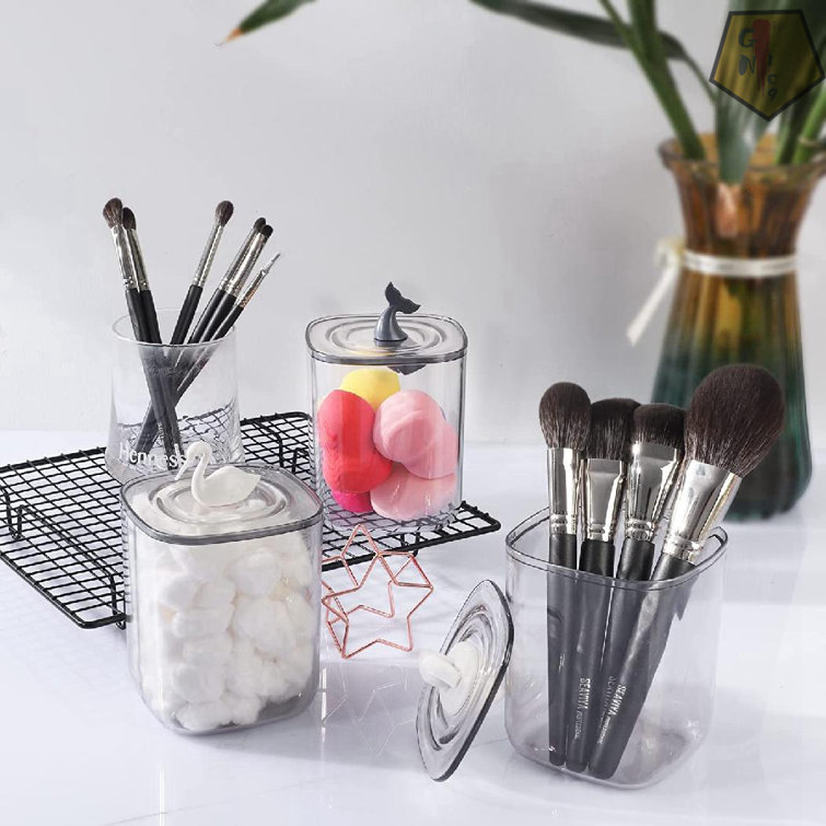 GN109 Plastic Bathroom Storage Jar Wayfair